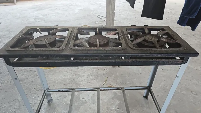 Fogão Industrial de 3 Bocas da marca Metalmaq