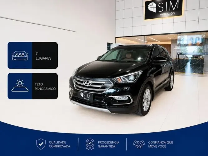 Hyundai Santa Fe 3.3 MPFI 4X4 7 Lugares V6 Aut. 2018