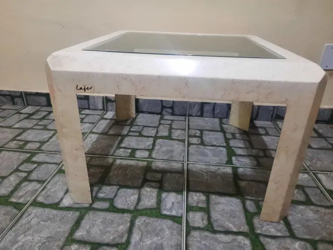 Mesa Assinada por Percival Lafer/ em fibra de vidro , modelo F-3 /década de 70