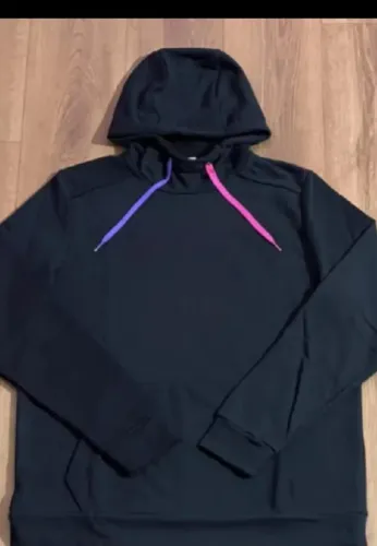 Moletom ATL Cordão Roxo e Rosa Lançamento Casaco Para o Frio Com Cordões Coloridos Streetw