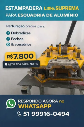 Equipamento industrial disponível | Estampadeira Linha Suprema