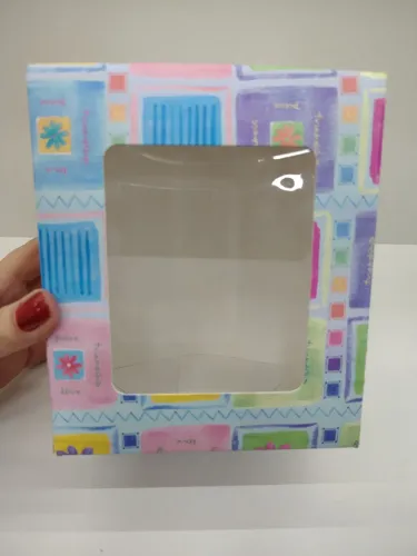 Caixa de Presente Decorativa - Estampa de flores