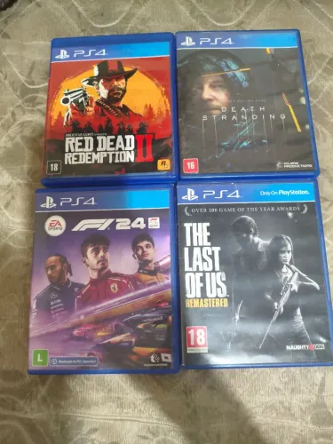 (valor separado) JOGOS MIDIA FISICA PS4 (CD's em estado PERFEITO) sem nenhum arranhão