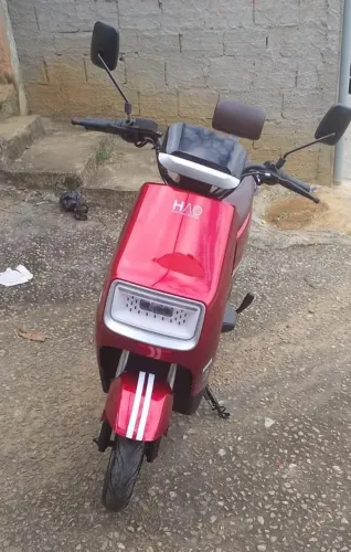 MOTO ELÉTRICA HAO READY VERMELHA À VENDA!