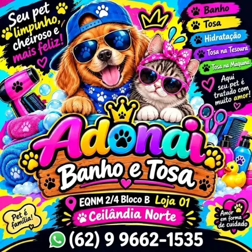 BANHO E TOSA A DOMICÍLIO 