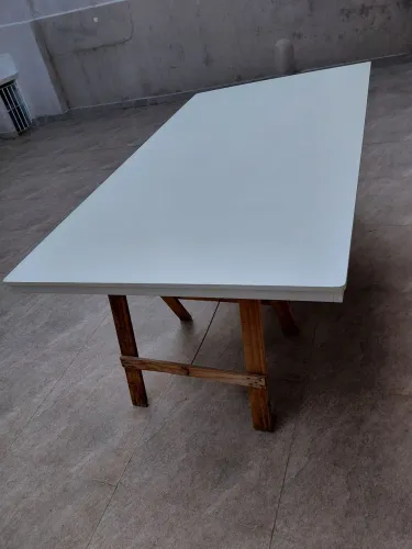 Tampo de mesa branco em MDF 1,865 x 1,035m (1.865 x 1.035mm)