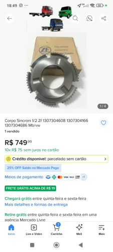 Corpo sincronizado para F 4000