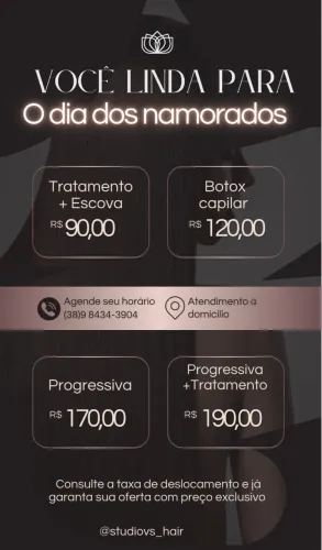 Cabeleireira a domicílio 