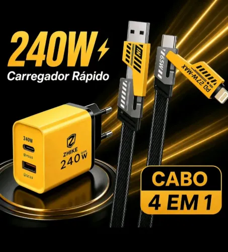 ? CARREGADOR TURBO 240W