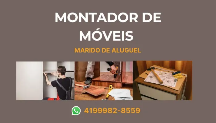Montador de Móveis (instalação de TV e varões)Marido de aluguel