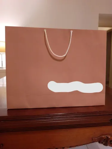 Sacolas de papel gramatura alta, nova sem uso.