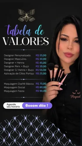 MAQUIADORA E DESIGNER