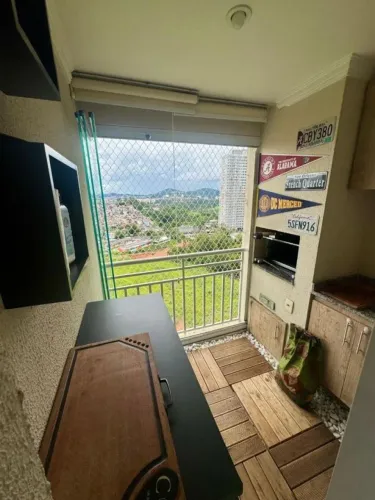 Apartamento com 3 dormitórios para alugar, 73 m² por R$ 4.400,00/ mês - Jardim Tupanci - B