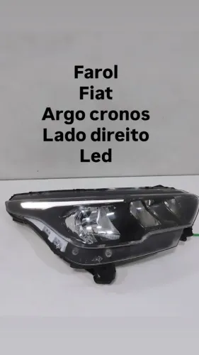 Farol Fiat Argo Cronos Lado Direito LED