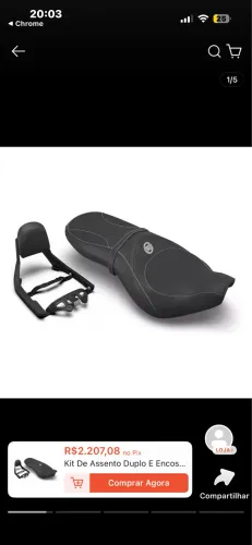 Banco confort original + sissy bar super meteor 650