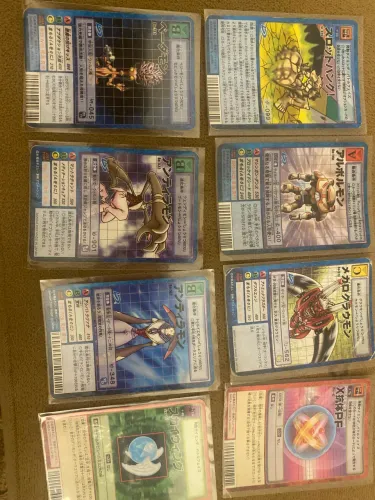 Lote cards digimon