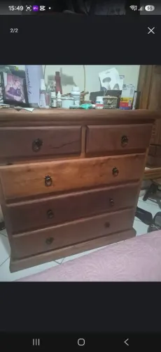 Jogo de quarto de madeira