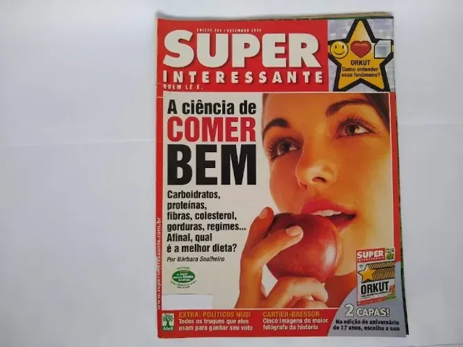 Revista Super Interessante Ed. 204 Setembro 2004: Comer Bem