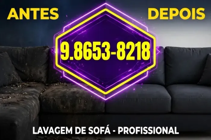 Higienização de sofá