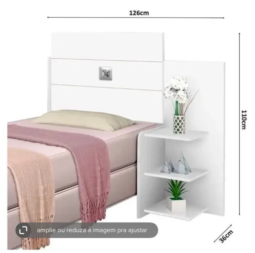 Cabeceira para cama solteiro/box