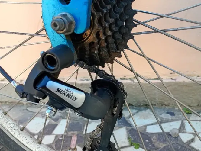 Bicicleta Caloi T-Type Azul Reformada recentemente Quadro impecável