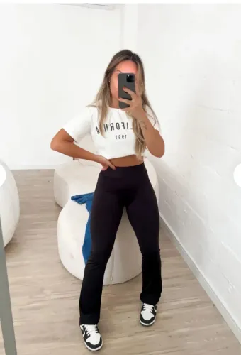 Calça Flare Flanelada