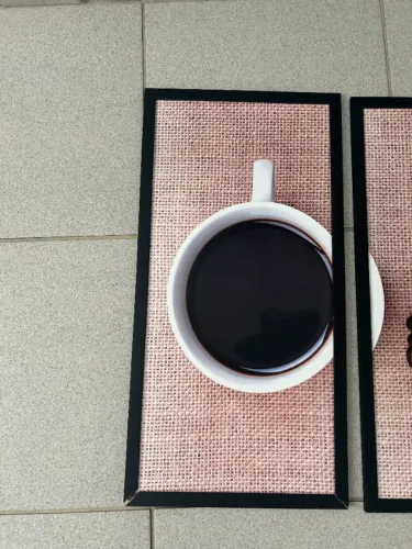 Trio de Quadros Café - 62cm x 32cm (cada)