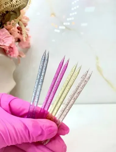 Palito Acrílico com Glitter