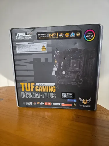 Placa Mãe Asus Tuf B550m Plus, Lacrado, NF, Garantia
