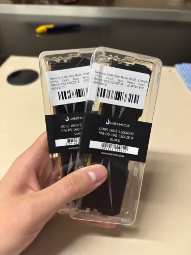 Memória Ram Rise Mode 32GB (16X2) 5200Mhz DDR5 CL42 Zeus Series Preto