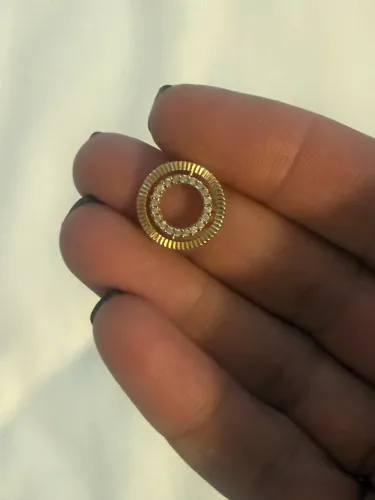 Pingente vivara da coleção simetria ouro amarelo com diamantes