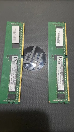 Kit 32 Gb Memórias Ram ECC DDR4 2666 mhz (2 x 16gb) pc gamer, desktop, computador