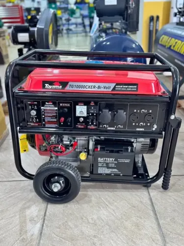 Gerador de Energia 9kva C/ Partida Elétrica monofasico- Toyama (Novo)