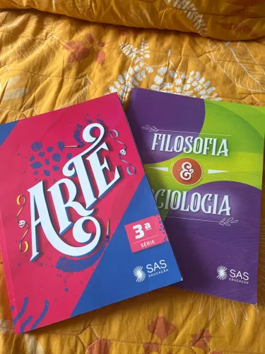 Kit Artes + Filosofia&Sociologia SAS 3º ano (ótimo para revisão)