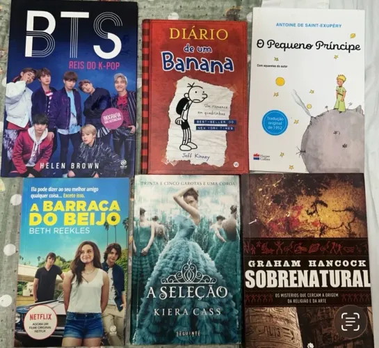 Qualquer livro por 20 reais