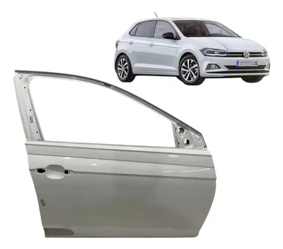 Porta Dianteira Direita Volkswagen Polo Virtus 2017 A 2024 Dianteira Direito Branco