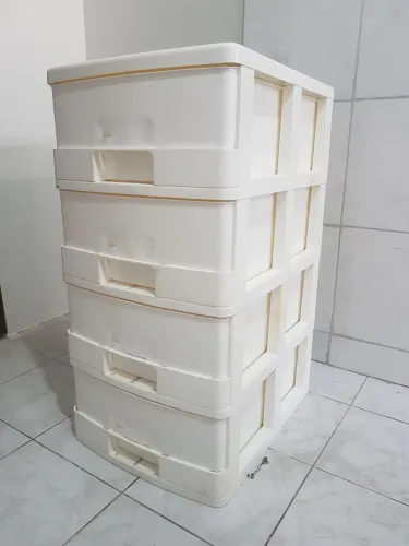 Gaveteiro 4 gavetas grandes + lixeira