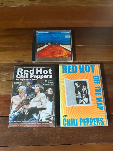 Red Hot Chili Peppers - Lote CD + 2 DVDs