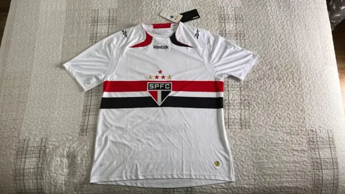 Camisa São Paulo 2010 Reebok N10 Branca M Com Etiqueta Original Nova