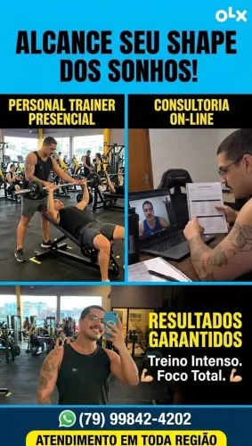 Personal Trainer Presencial e Consultoria On-line | Treino Personalizado e Resultados