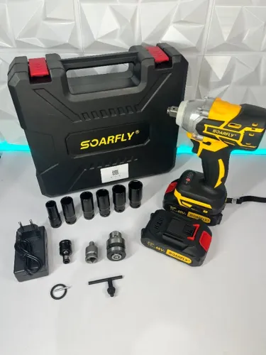 Chave de Impacto Soafly 48v 2 Baterias 5 células