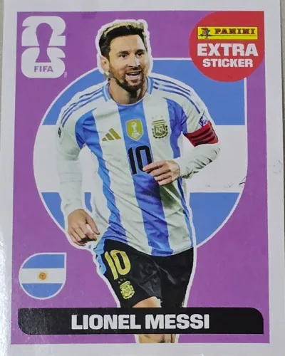 Figurinha Legend - Lionel Messi - Roxa - Panini Original Copa 2026