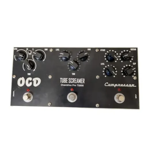 Pedal Dapia 3x1 Ocd +Tube Scremer TS808 + Compressor (Musicalvo)