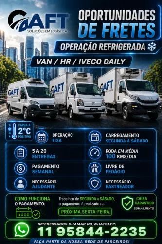 Agregamos Van Refrigerada