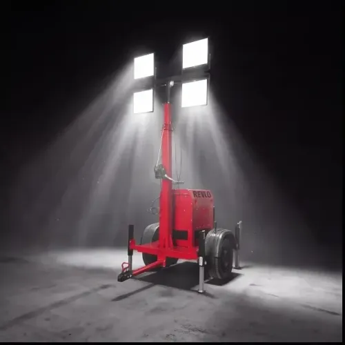 Torre de Iluminação a Diesel 4000W LED RV 4000 Revlo - Gerador 4,5 kVA Nova