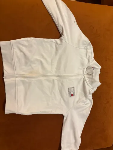 Jaqueta Infantil Tommy Hilfiger Original Branca Tam. 104