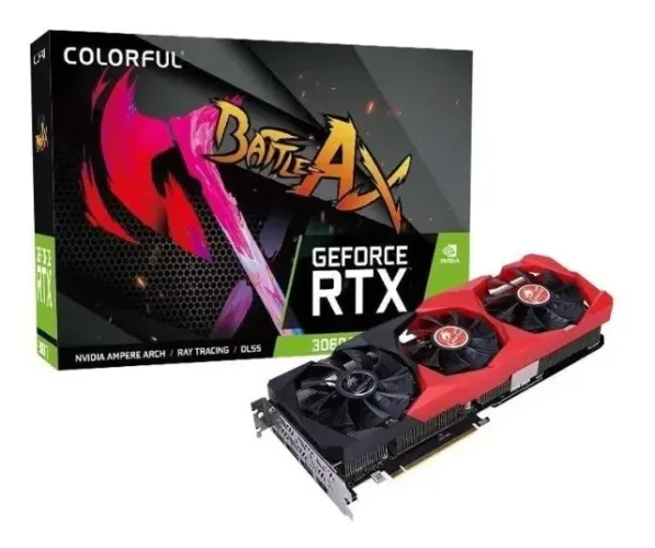 Placa De Vídeo Nvidia Colorful Geforce Rtx 3060 Ti 8gb