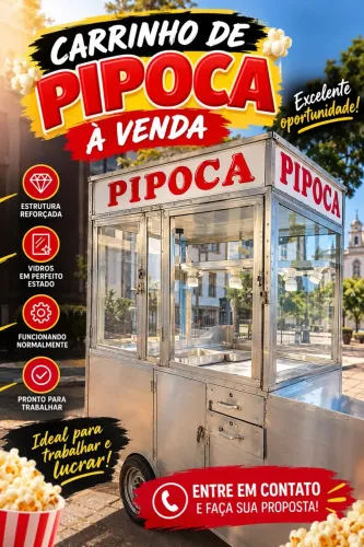 Carrinho de pipoca