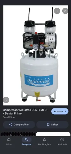 Compressor de ar odontológico