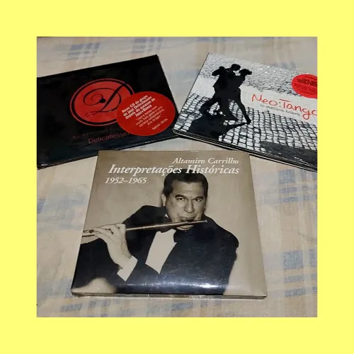 Lote 3 CDs Lacrados - Altamiro Carrilho, Delicatessen e Neo Tango (Importado)